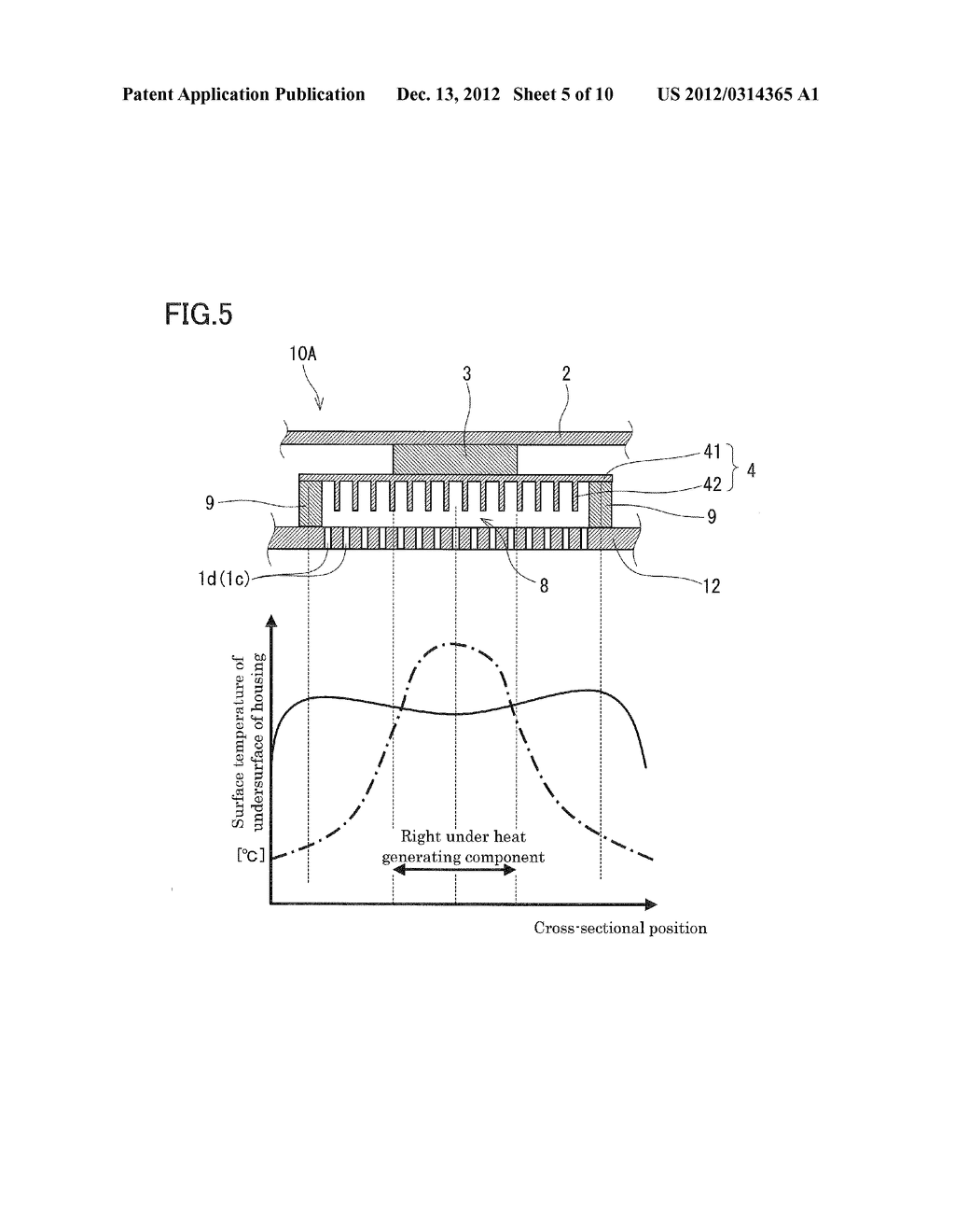 COOLING STRUCTURE FOR ELECTRONIC DEVICE - diagram, schematic, and image 06