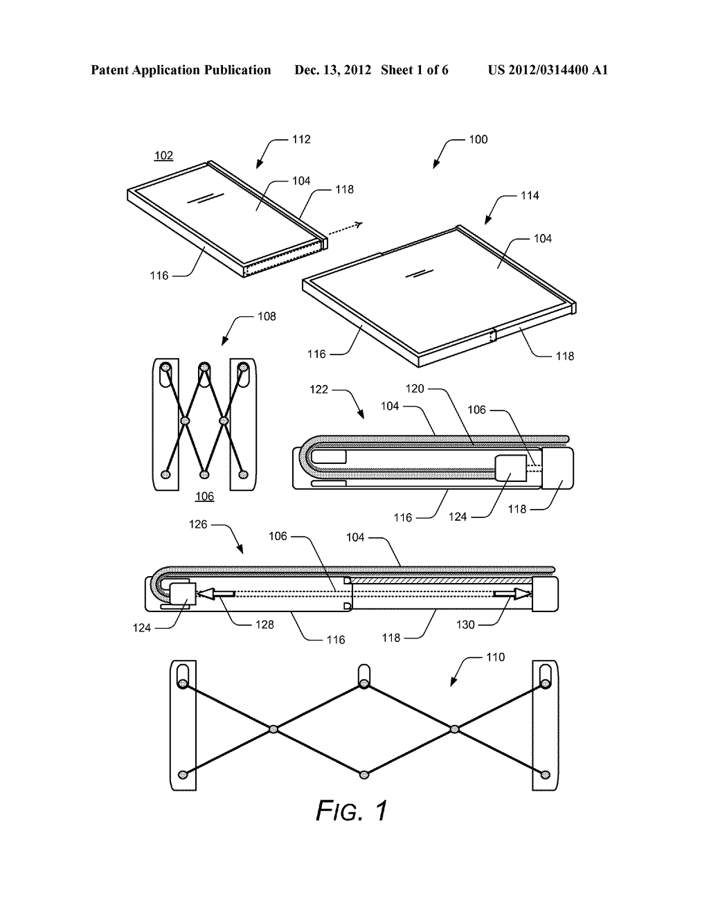 FLEXIBLE DISPLAY EXTENDABLE ASSEMBLY - diagram, schematic, and image 02