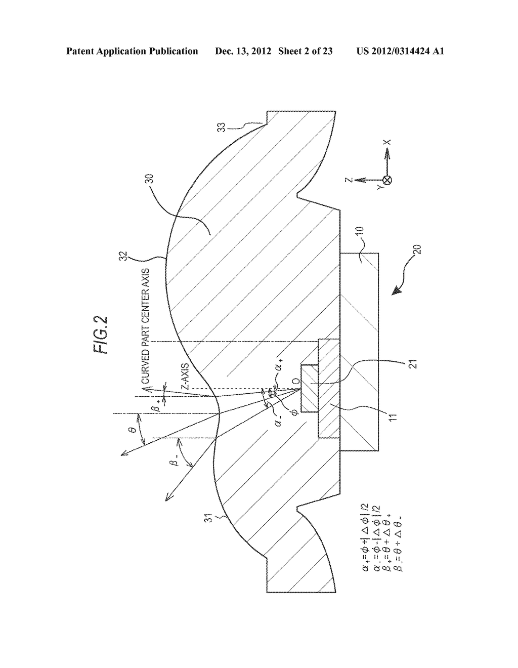 LIGHT EMITTING DEVICE ASSEMBLY, SURFACE LIGHT SOURCE DEVICE, LIQUID     CRYSTAL DISPLAY DEVICE ASSEMBLY, AND LIGHT OUTPUT MEMBER - diagram, schematic, and image 03