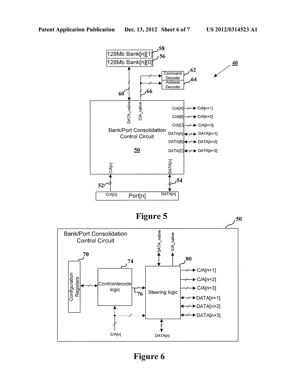 MULTI-PORT MEMORY DEVICES AND METHODS - diagram, schematic, and image 07