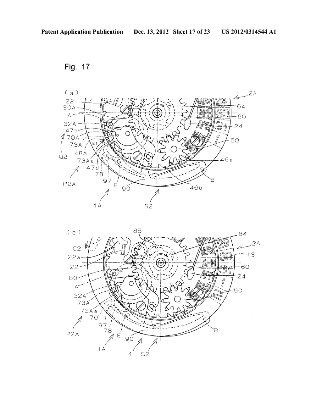 CALENDAR MECHANISM AND TIMEPIECE HAVING THE SAME - diagram, schematic, and image 18