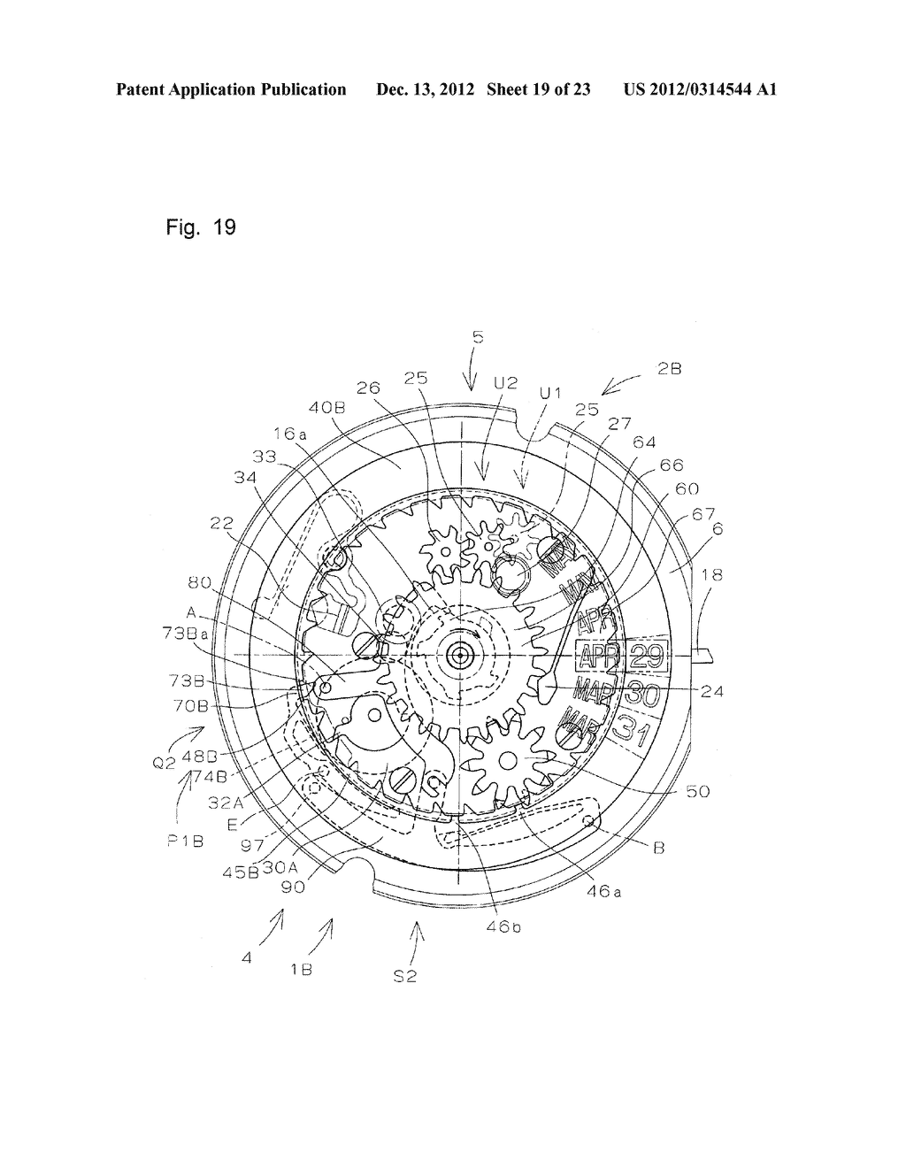 CALENDAR MECHANISM AND TIMEPIECE HAVING THE SAME - diagram, schematic, and image 20