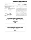 METHOD AND DEVICE FOR TRANSMITTING AND RECEIVING POWER HEADROOM REPORT diagram and image