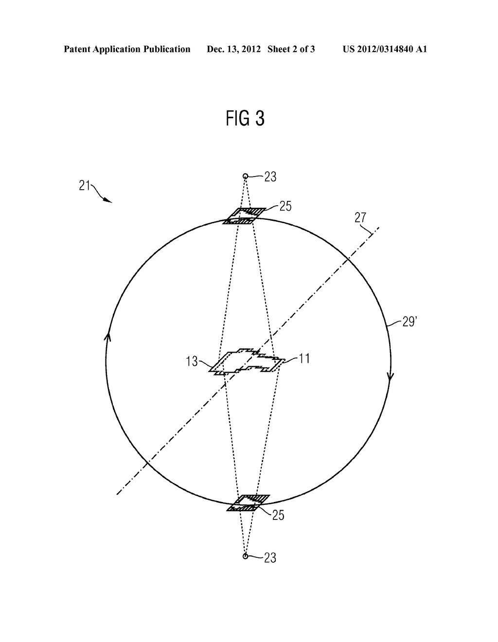 RADIATION THERAPY DEVICE AND METHOD FOR GENERATING A RESOLUTION     ENHANCEMENT IN IRRADIATED RADIATION-EXPOSURE FIELDS - diagram, schematic, and image 03