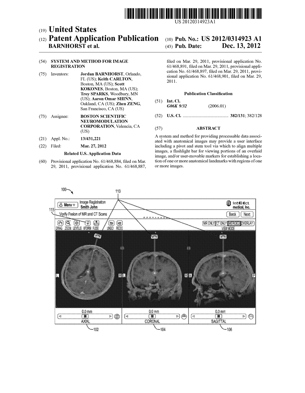 SYSTEM AND METHOD FOR IMAGE REGISTRATION - diagram, schematic, and image 01