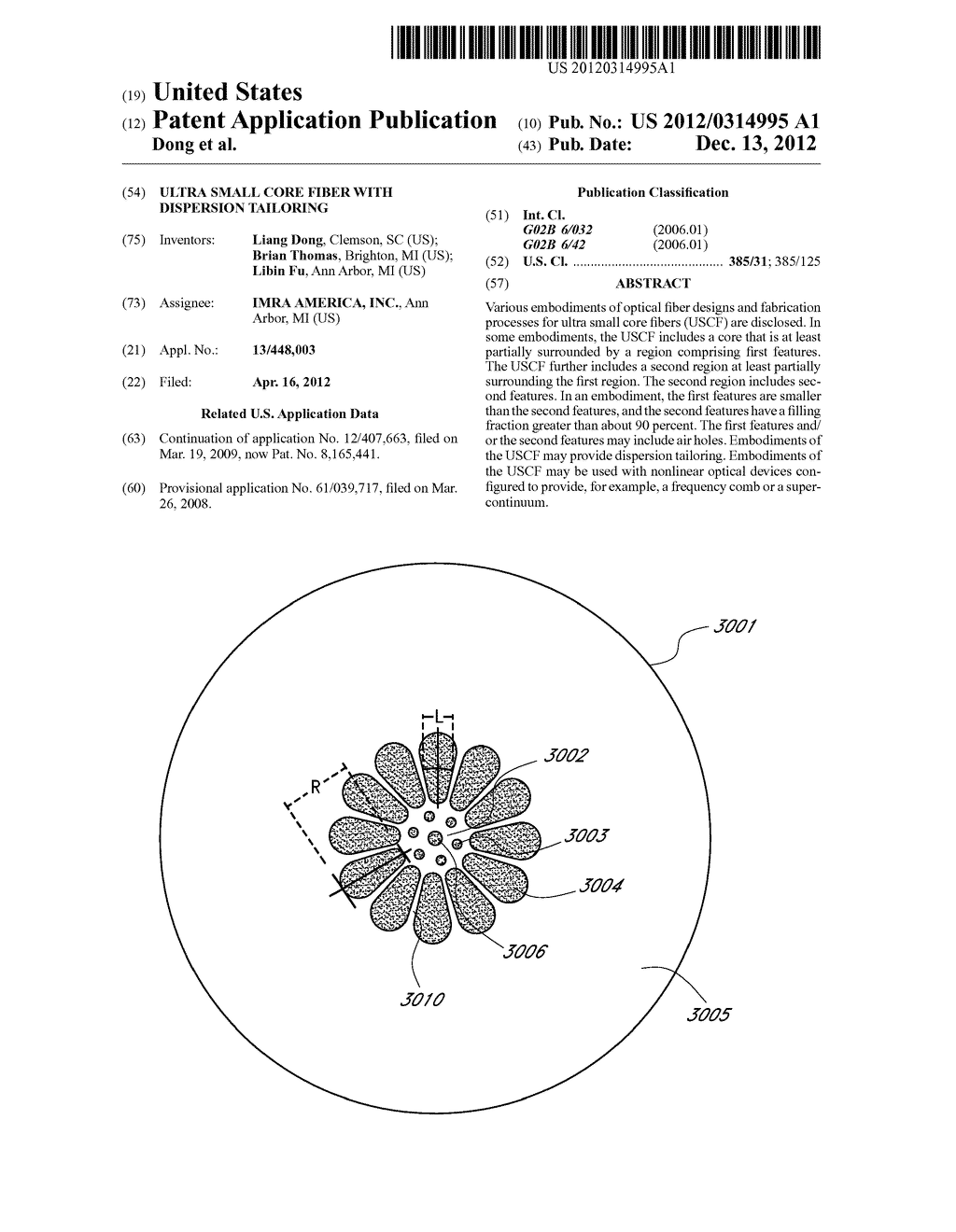 ULTRA SMALL CORE FIBER WITH DISPERSION TAILORING - diagram, schematic, and image 01