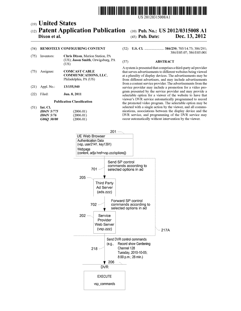 Remotely Configuring Content - diagram, schematic, and image 01