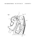 DEVICE FOR A MOTOR VEHICLE COMPRISING A MOVABLY MOUNTED CAMERA UNIT AND     MOTOR VEHICLE diagram and image