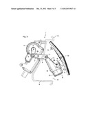 DEVICE FOR A MOTOR VEHICLE COMPRISING A MOVABLY MOUNTED CAMERA UNIT AND     MOTOR VEHICLE diagram and image