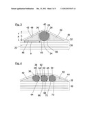 WIND TURBINE COMPONENT HAVING AN ELECTRICAL LINE EMBEDDED IN A LAMINATE     AND METHOD FOR MAKING THE SAME diagram and image