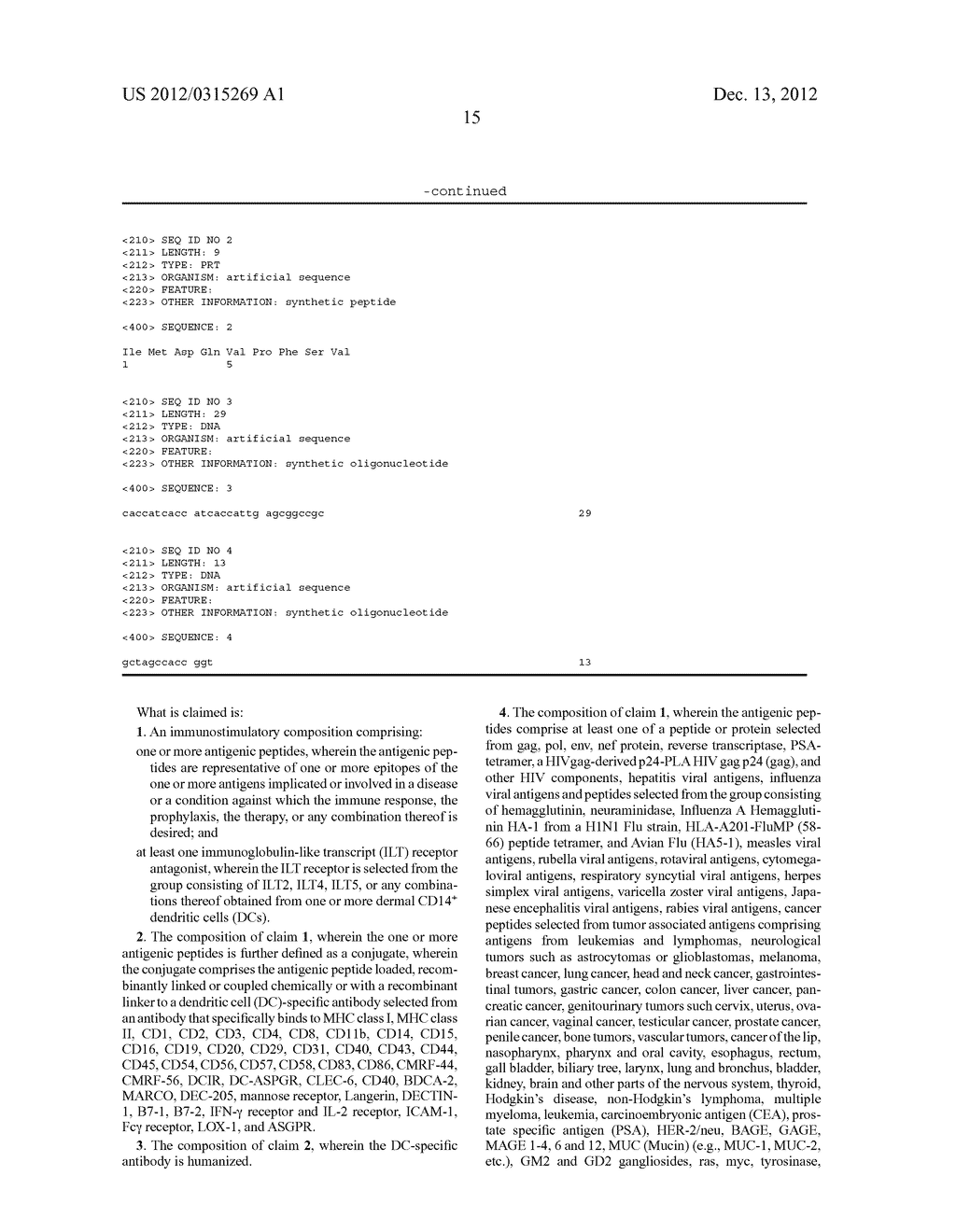 IMMUNOGLOBULIN-LIKE TRANSCRIPT (ILT) RECEPTORS AS CD8 ANTAGONISTS - diagram, schematic, and image 52