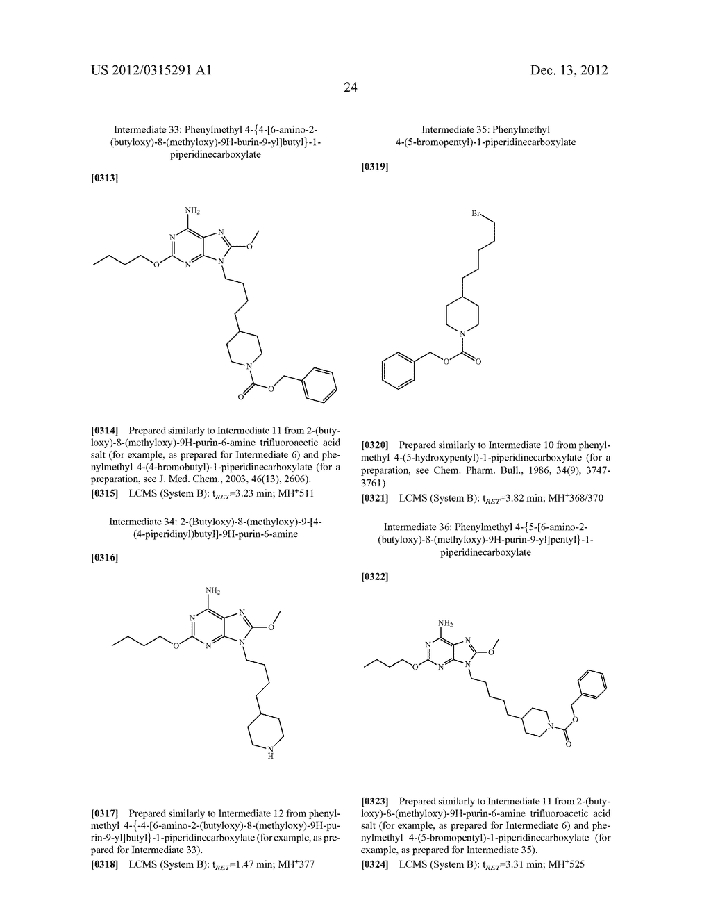 PURINE DERIVATIVES AND THEIR PHARMACEUTICAL USES - diagram, schematic, and image 25