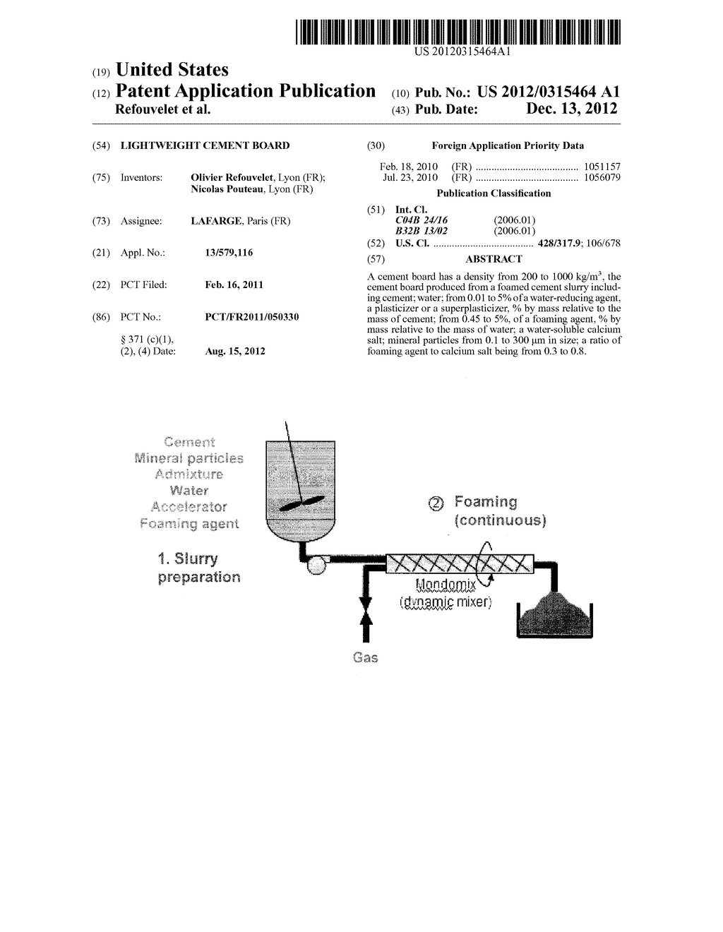 LIGHTWEIGHT CEMENT BOARD - diagram, schematic, and image 01