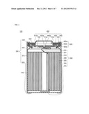 LITHIUM SECONDARY BATTERY diagram and image