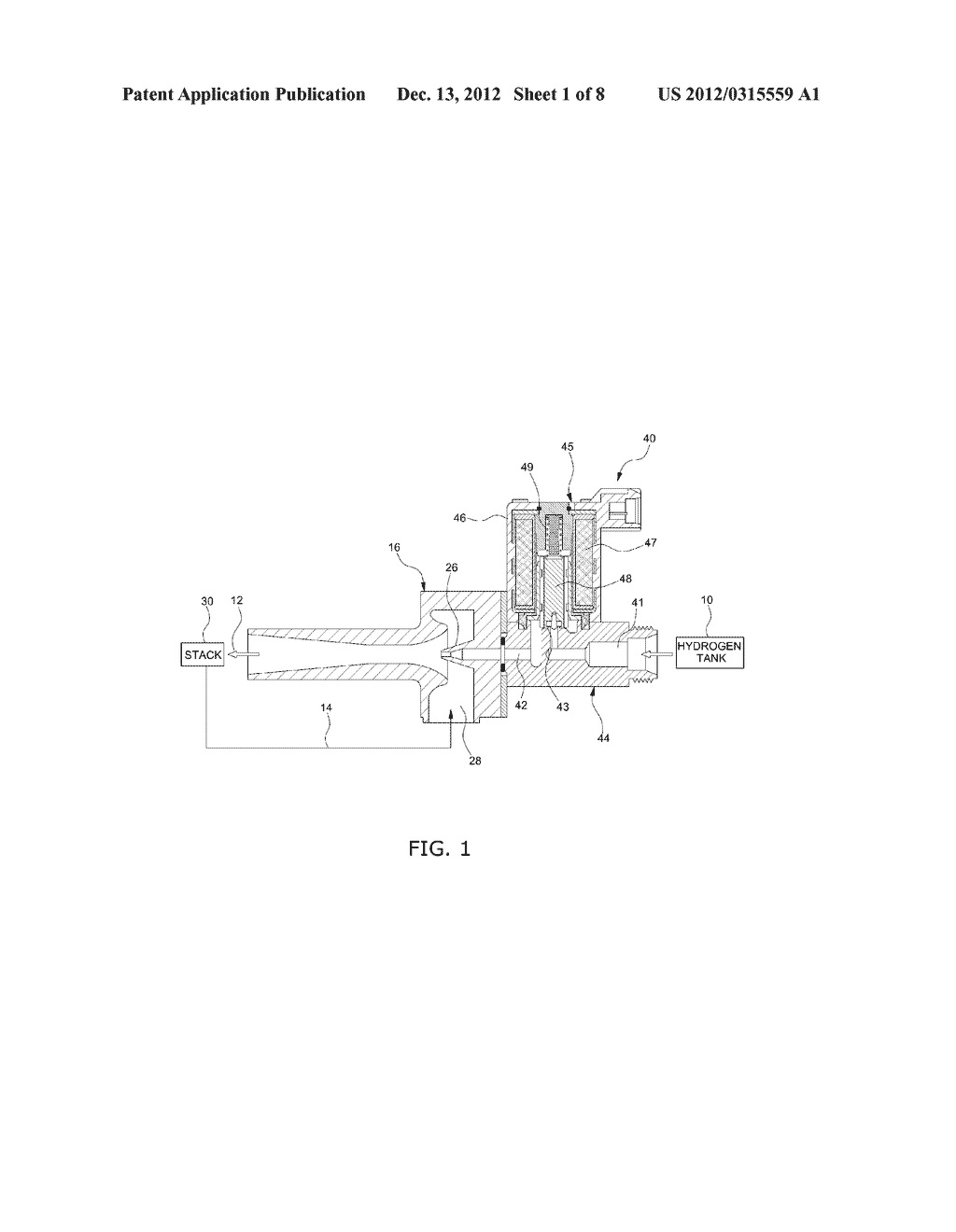 APPARATUS FOR CONTROLLING HYDROGEN SUPPLY OF FUEL CELL SYSTEM AND METHOD     FOR CONTROLLING THE SAME - diagram, schematic, and image 02