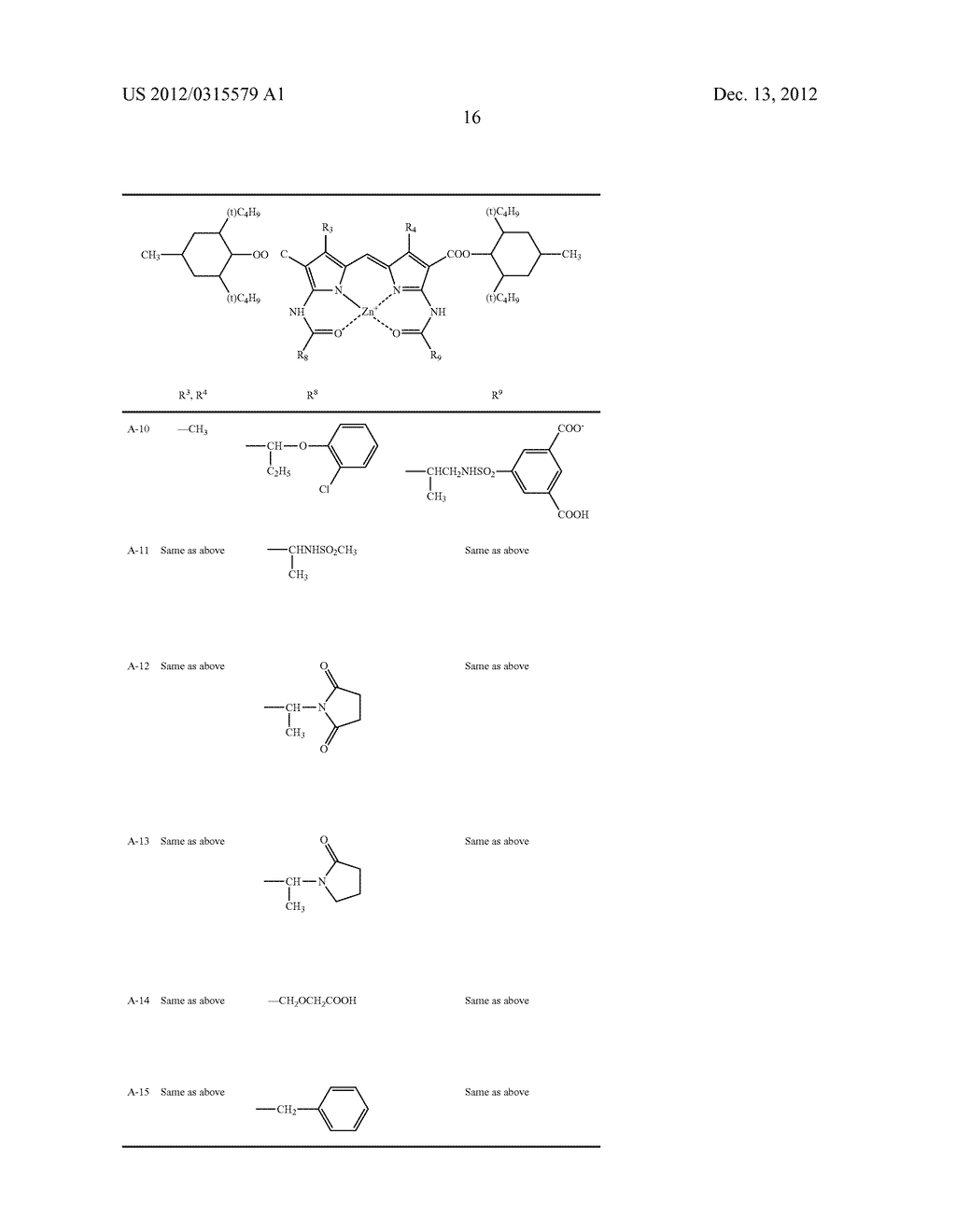 COLORED CURABLE COMPOSITION, COLOR FILTER AND METHOD OF PRODUCING THE     SAME, AND DIPYRROMETHENE METAL COMPLEX COMPOUND AND TAUTOMER THEREOF - diagram, schematic, and image 17