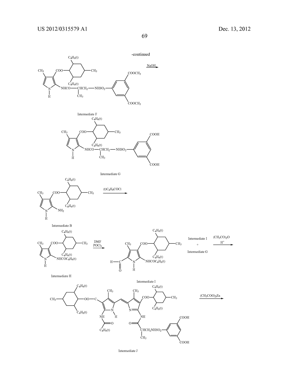 COLORED CURABLE COMPOSITION, COLOR FILTER AND METHOD OF PRODUCING THE     SAME, AND DIPYRROMETHENE METAL COMPLEX COMPOUND AND TAUTOMER THEREOF - diagram, schematic, and image 70