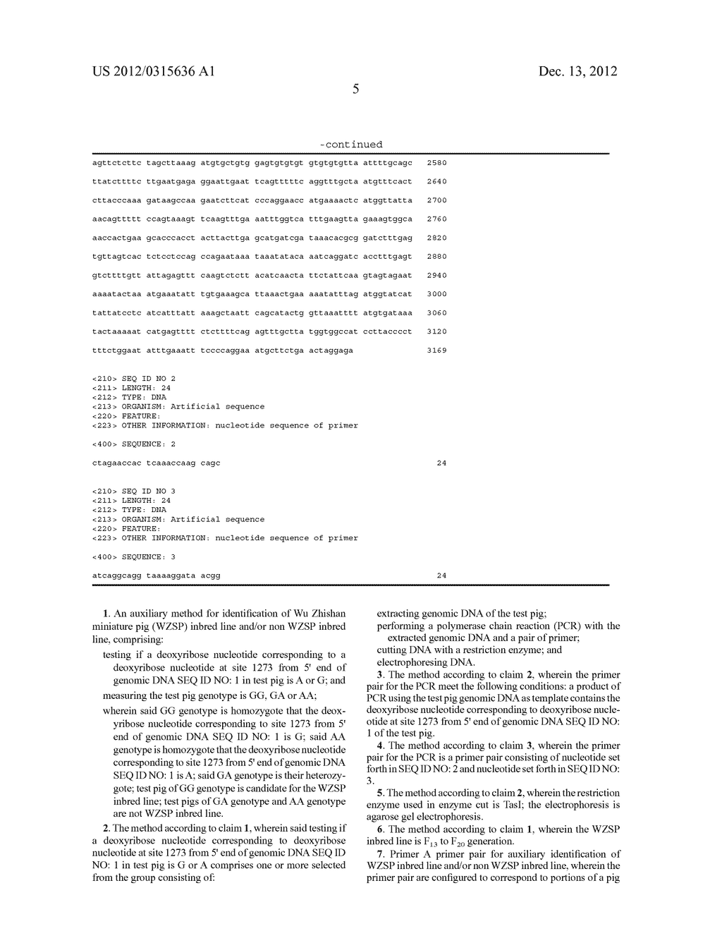 METHOD FOR AUXILIARY IDENTIFICATION OF INBRED LINE OF WUZHISHAN MINIATURE     PIG AND ITS SPECIAL PRIMER - diagram, schematic, and image 07