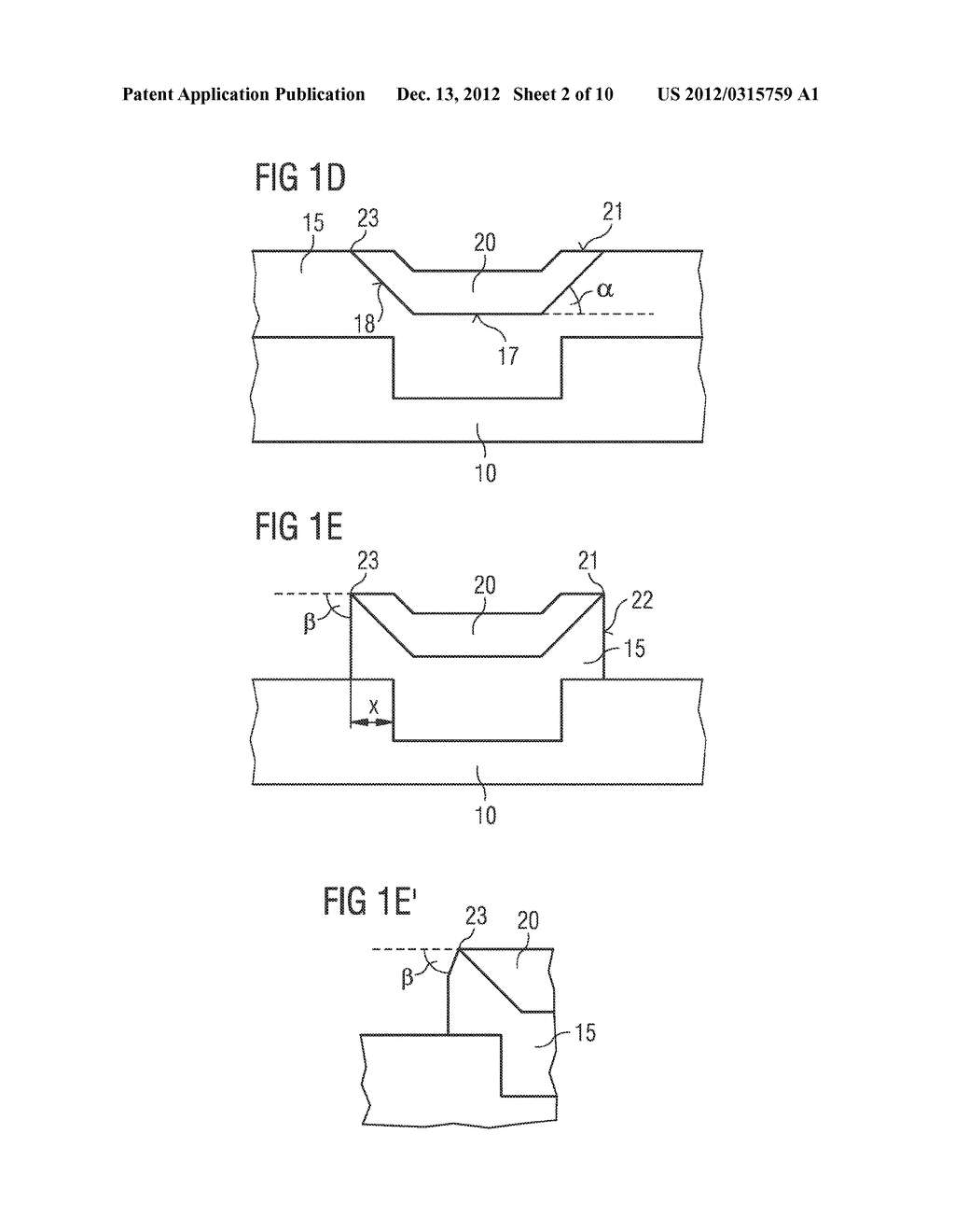 METHOD FOR PRODUCING CONTACT OPENINGS IN A SEMICONDUCTOR BODY AND     SELF-ALIGNED CONTACT STRUCTURES ON A SEMICONDUCTOR BODY - diagram, schematic, and image 03