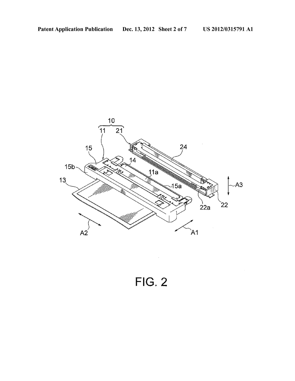 CONNECTOR HAVING A CAM OPERATING PORTION WHICH PRESSES A CONNECTION OBJECT     WITH BEING ROTATED - diagram, schematic, and image 03