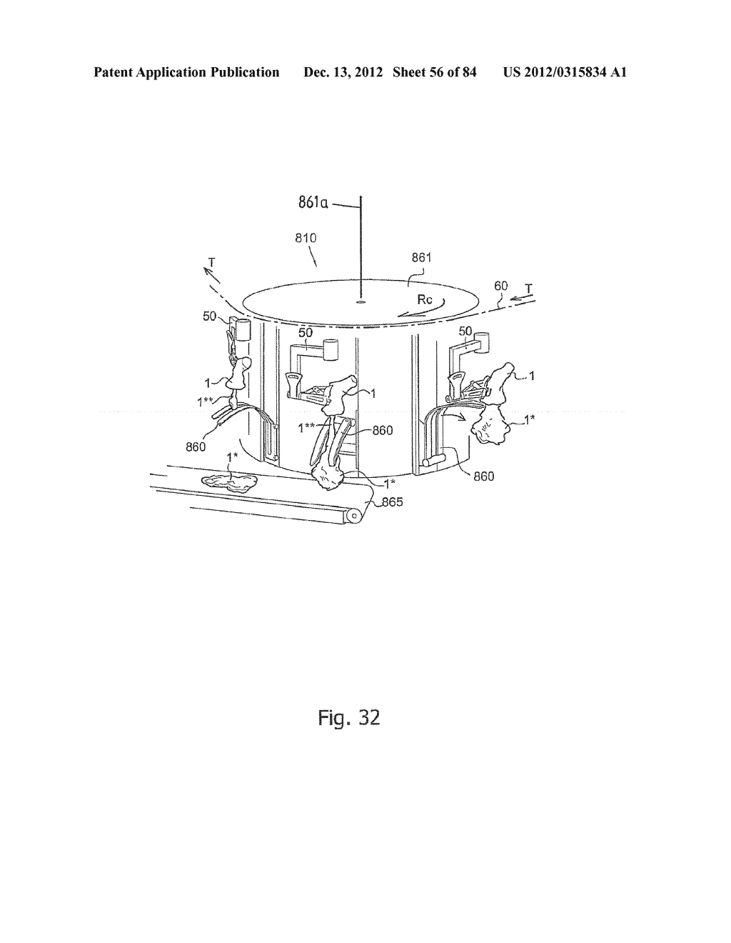 SYSTEM AND METHOD FOR PROCESSING SLAUGHTERED ANIMALS AND/OR PARTS THEREOF - diagram, schematic, and image 57