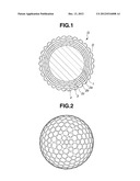 MULTI-PIECE SOLID GOLF BALL diagram and image