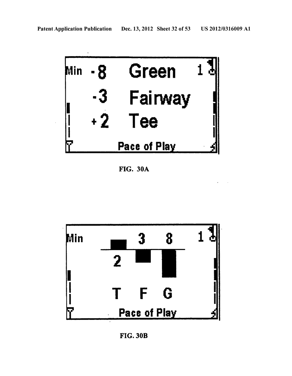 PERSONAL GOLFING ASSISTANT AND METHOD AND SYSTEM FOR GRAPHICALLY     DISPLAYING GOLF RELATED INFORMATION AND FOR COLLECTION, PROCESSING AND     DISTRIBUTION OF GOLF RELATED DATA - diagram, schematic, and image 33