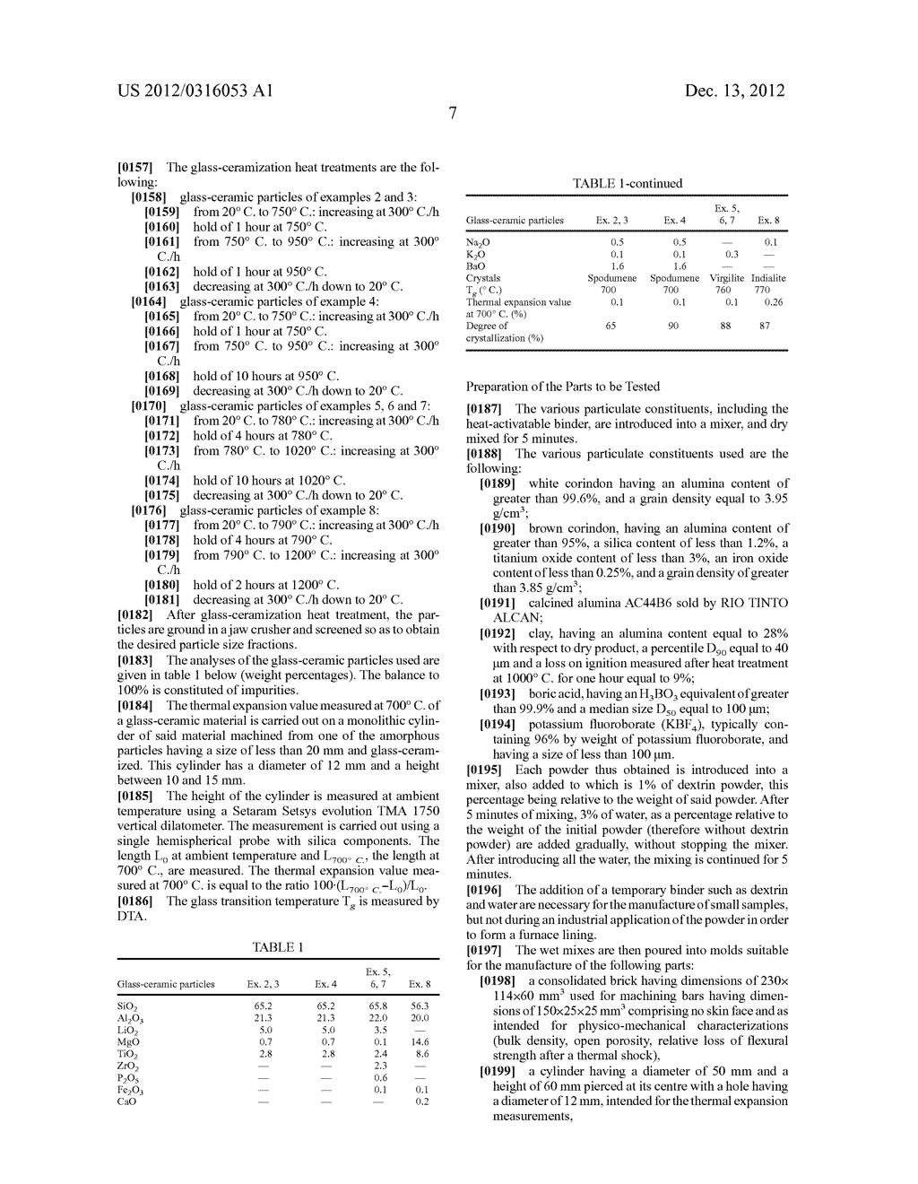 POWDER FOR GLASS-CERAMIC DRY REFRACTORY MATERIAL - diagram, schematic, and image 08