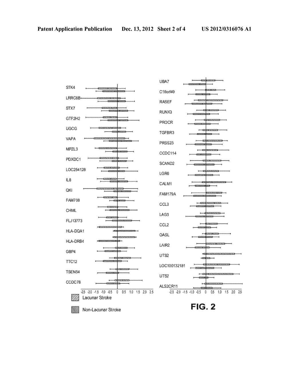 BIOMARKERS FOR THE DIAGNOSIS OF LACUNAR STROKE - diagram, schematic, and image 03