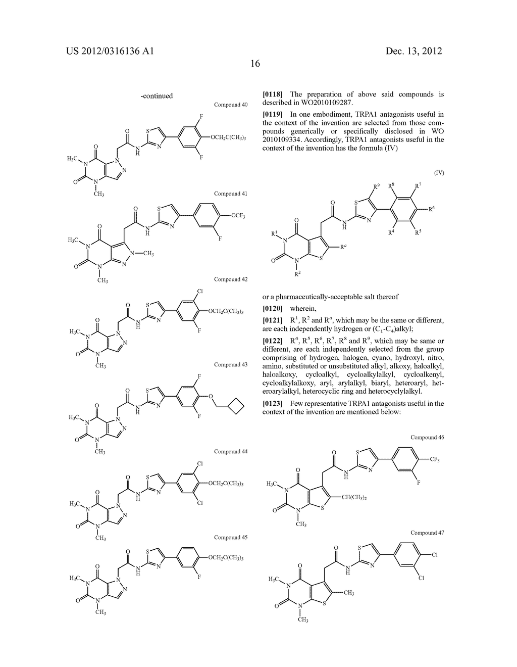 TREATMENT OF RESPIRATORY DISORDERS USING TRPA1 ANTAGONISTS - diagram, schematic, and image 22