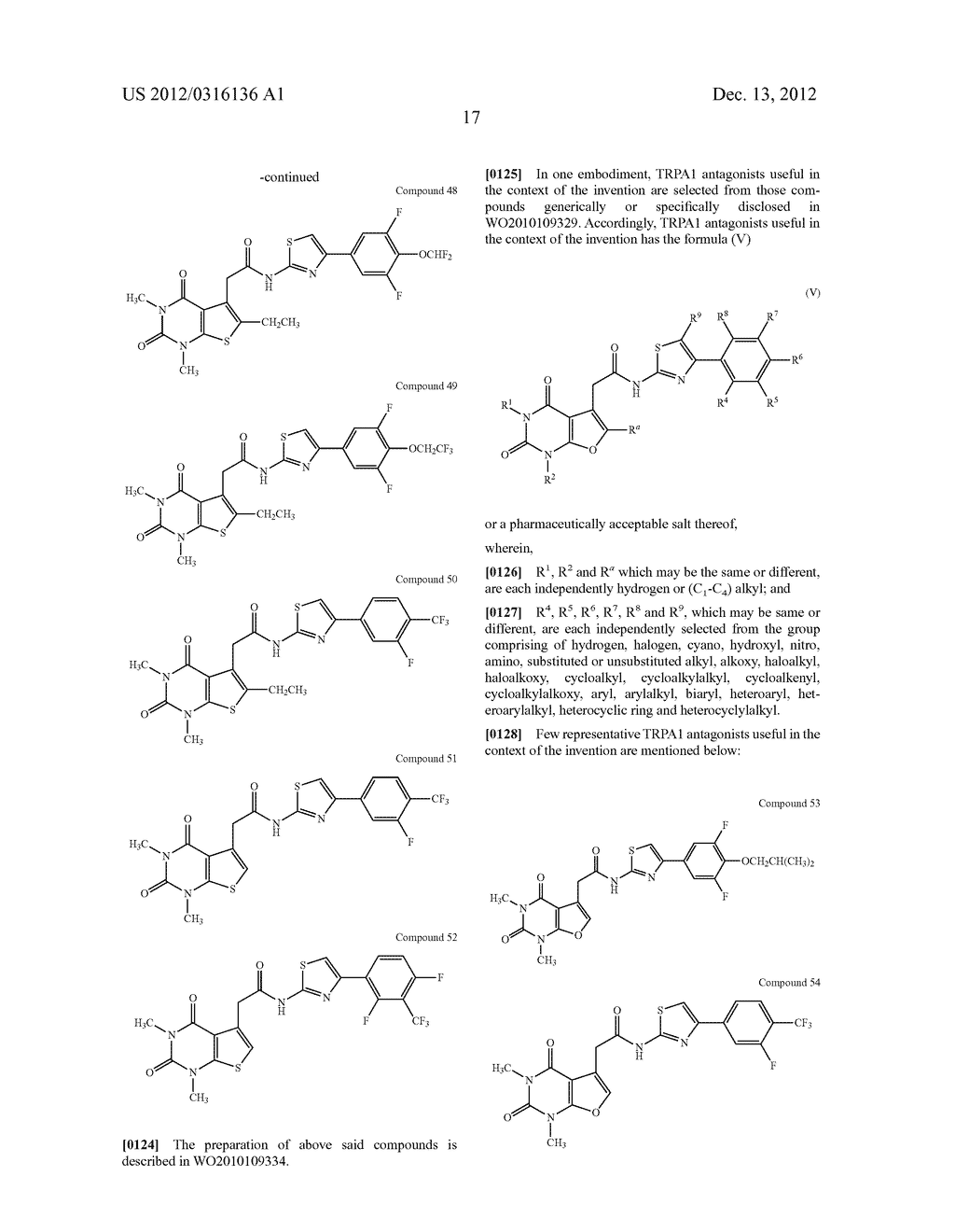 TREATMENT OF RESPIRATORY DISORDERS USING TRPA1 ANTAGONISTS - diagram, schematic, and image 23