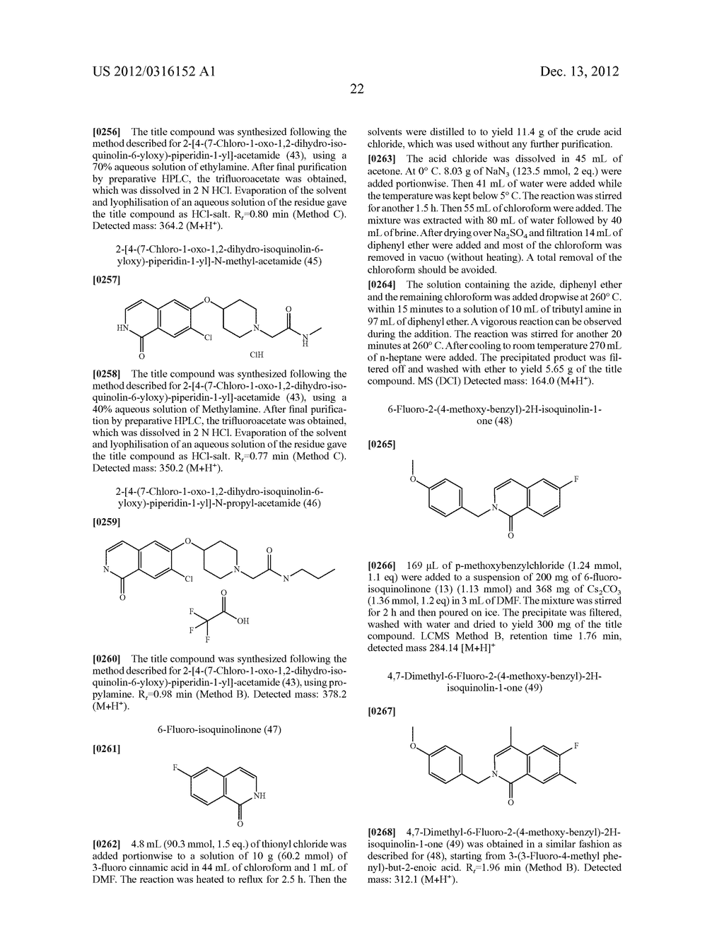 SUBSTITUTED ISOQUINOLINEAND ISOQUINOLINONE DERIVATIVES - diagram, schematic, and image 23