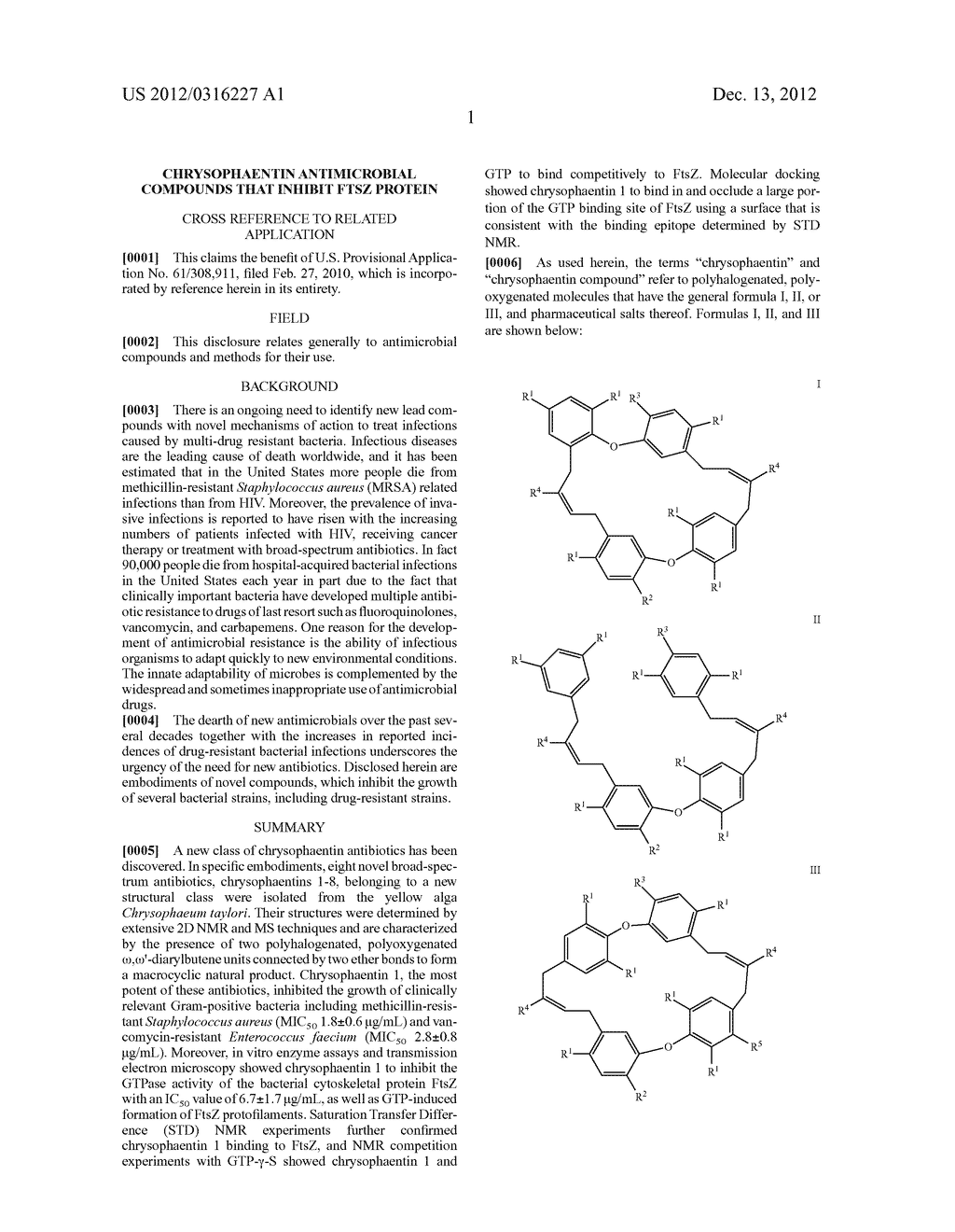 CHRYSOPHAENTIN ANTIMICROBIAL COMPOUNDS THAT INHIBIT FTSZ PROTEIN - diagram, schematic, and image 10