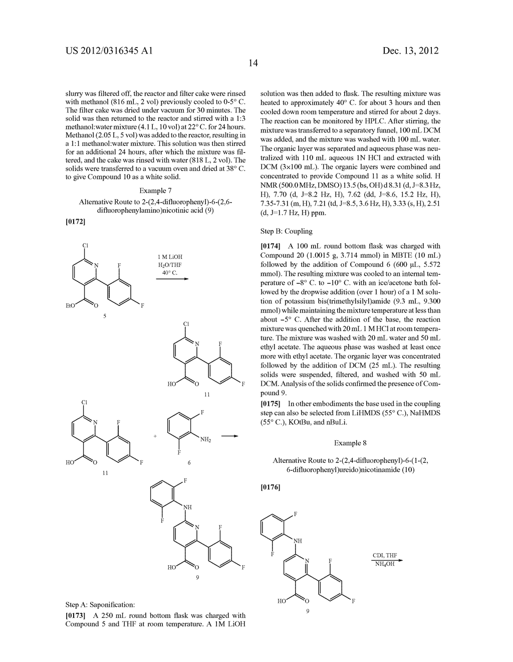 PROCESSES FOR PRODUCING PHENYL-6-(1-(PHENYL)UREIDO)NICOTINAMIDES) - diagram, schematic, and image 15