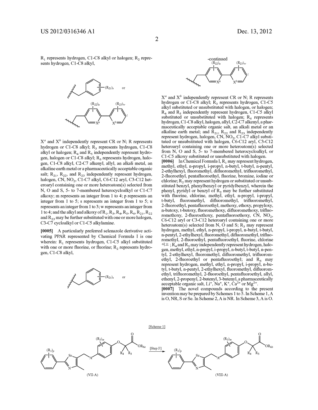 SELENALZOLE DERIVATIVE HAVING LIGAND WHICH ACTIVATES PEROXISOME     PROLIFERATOR ACTIVATED RECEPTOR (PPAR), PREPARING METHOD THEREOF AND     USAGE OF THE CHEMICAL COMPOUNDS - diagram, schematic, and image 04
