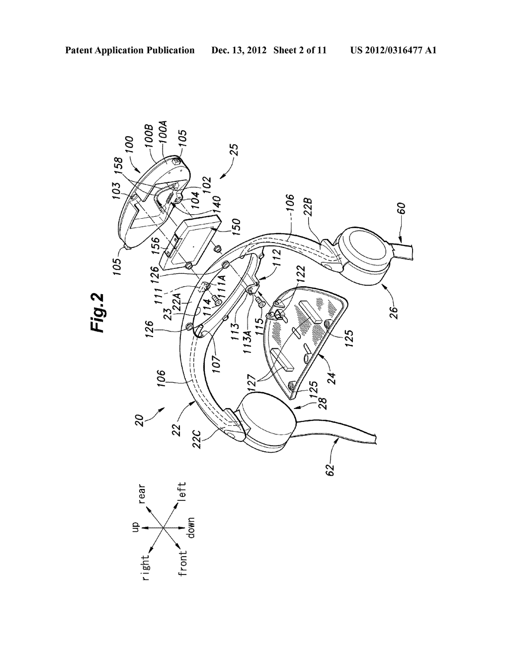 BATTERY PACK ENCASING STRUCTURE AND WALKING ASSISTANCE DEVICE USING SAME - diagram, schematic, and image 03