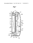 BATTERY PACK ENCASING STRUCTURE AND WALKING ASSISTANCE DEVICE USING SAME diagram and image