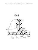 BATTERY PACK ENCASING STRUCTURE AND WALKING ASSISTANCE DEVICE USING SAME diagram and image