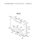 BATTERY PACK ENCASING STRUCTURE AND WALKING ASSISTANCE DEVICE USING SAME diagram and image