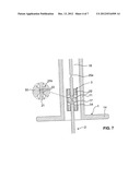 DISCHARGE DEVICE HAVING A LOCKING ELEMENT diagram and image