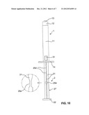 DISCHARGE DEVICE HAVING A LOCKING ELEMENT diagram and image