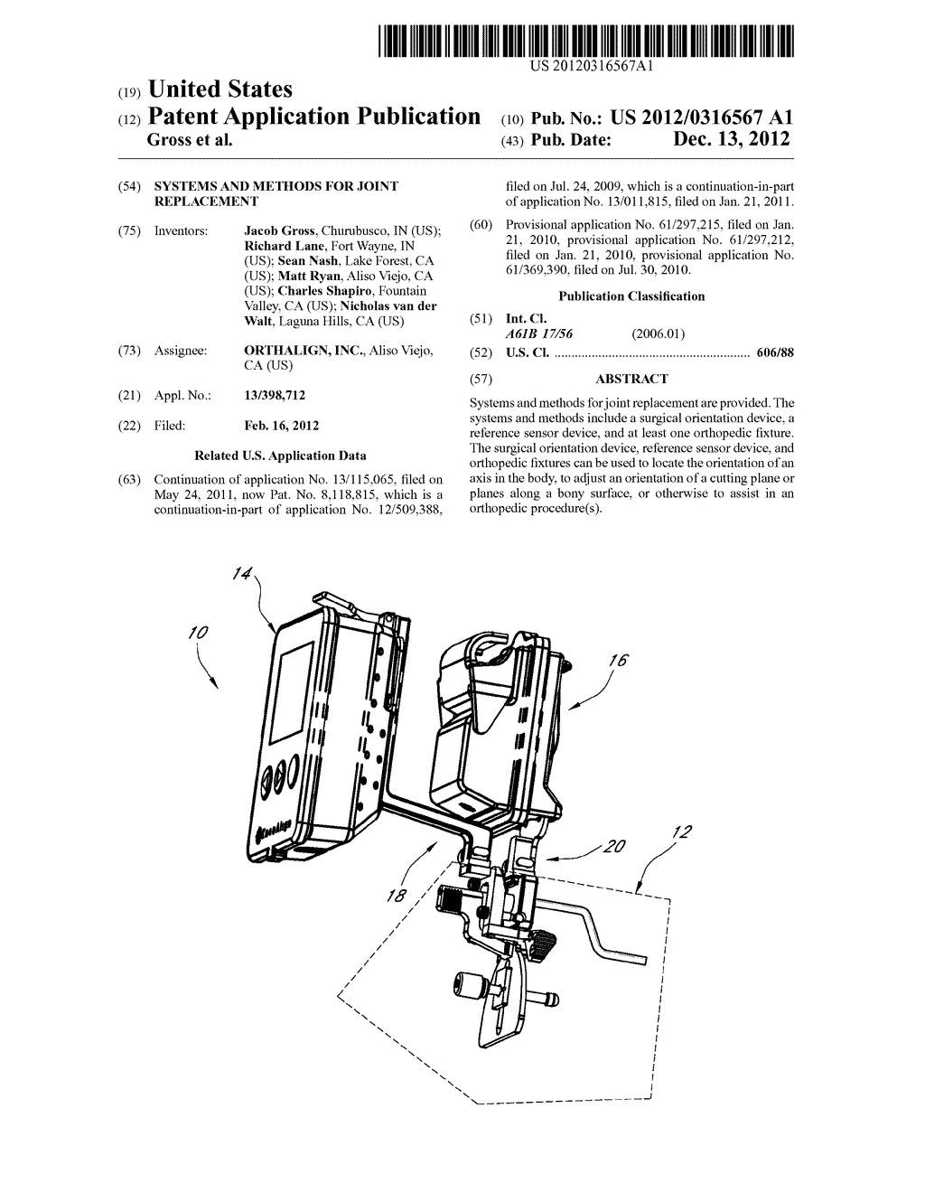 SYSTEMS AND METHODS FOR JOINT REPLACEMENT - diagram, schematic, and image 01