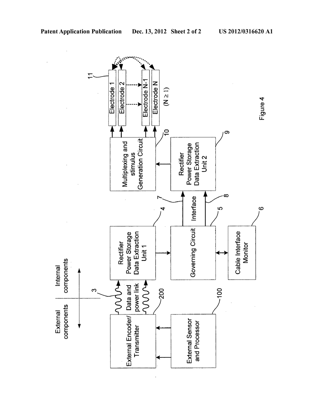 METHOD OF POWER AND DATA TRANSFER IN IMPLANTABLE ELECTRONIC DEVICES - diagram, schematic, and image 03