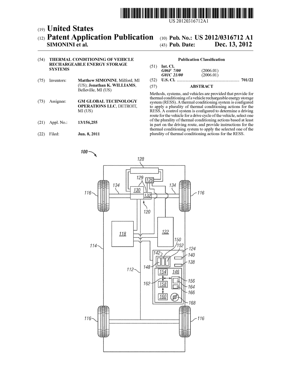 THERMAL CONDITIONING OF VEHICLE RECHARGEABLE ENERGY STORAGE SYSTEMS - diagram, schematic, and image 01