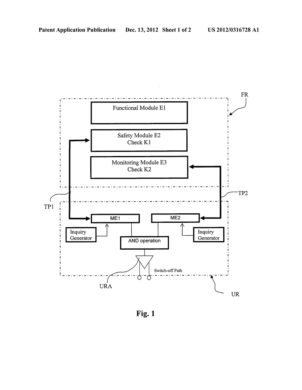 MONITORING CONCEPT IN A CONTROL DEVICE - diagram, schematic, and image 02