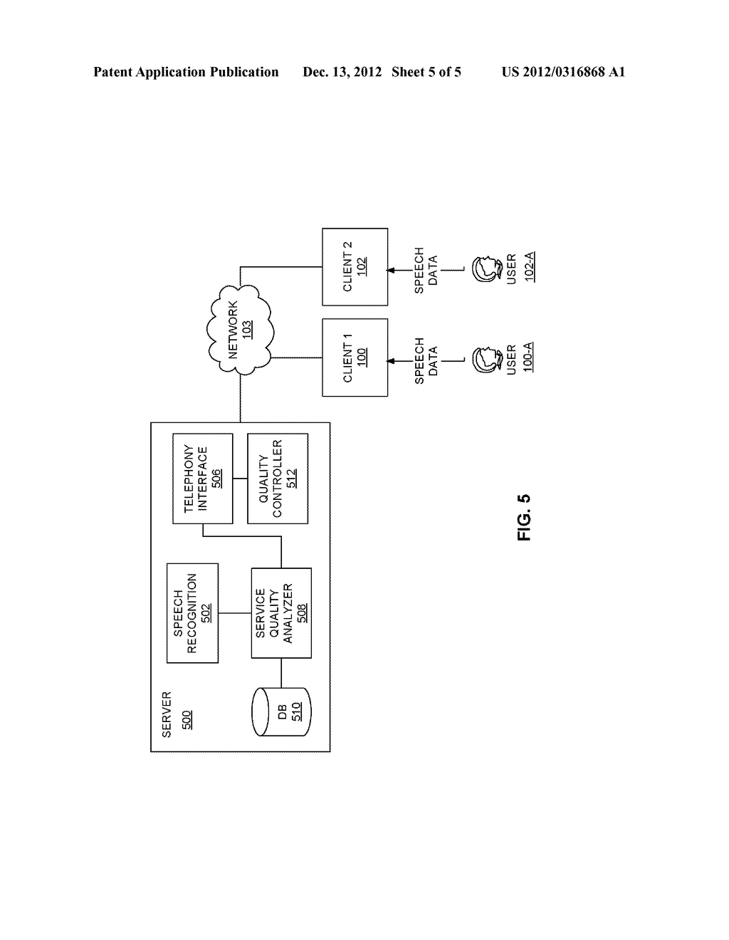 Methods And Systems For Changing A Communication Quality Of A     Communication Session Based On A Meaning Of Speech Data - diagram, schematic, and image 06