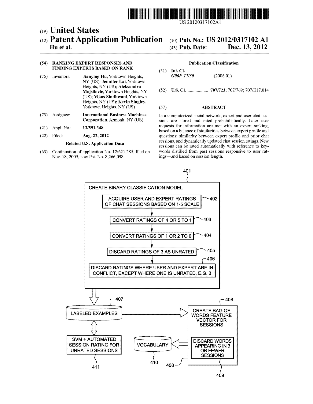 RANKING EXPERT RESPONSES AND FINDING EXPERTS BASED ON RANK - diagram, schematic, and image 01