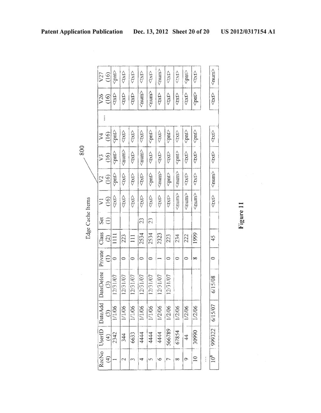 Table For Storing Parameterized Product/Services Information Using     Variable Field Columns - diagram, schematic, and image 21