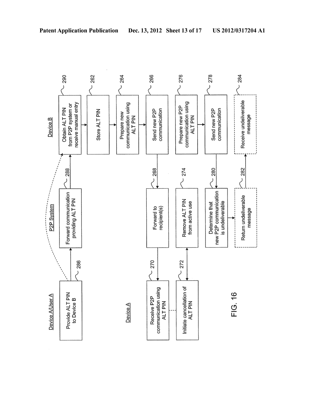 System and Method for Conducting Peer-to-Peer (P2P) Communications - diagram, schematic, and image 14