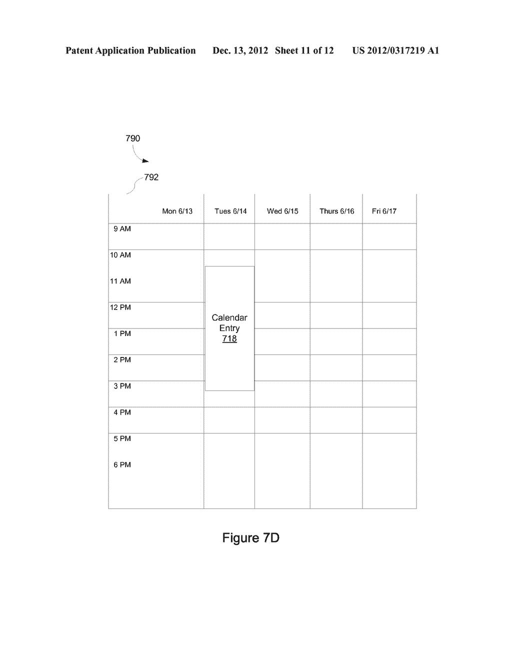 METHOD, SYSTEM, GRAPHICAL USER INTERFACE, AND DATA STRUCTURE FOR CREATING     ELECTRONIC CALENDAR ENTRIES FROM EMAIL MESSAGES - diagram, schematic, and image 12